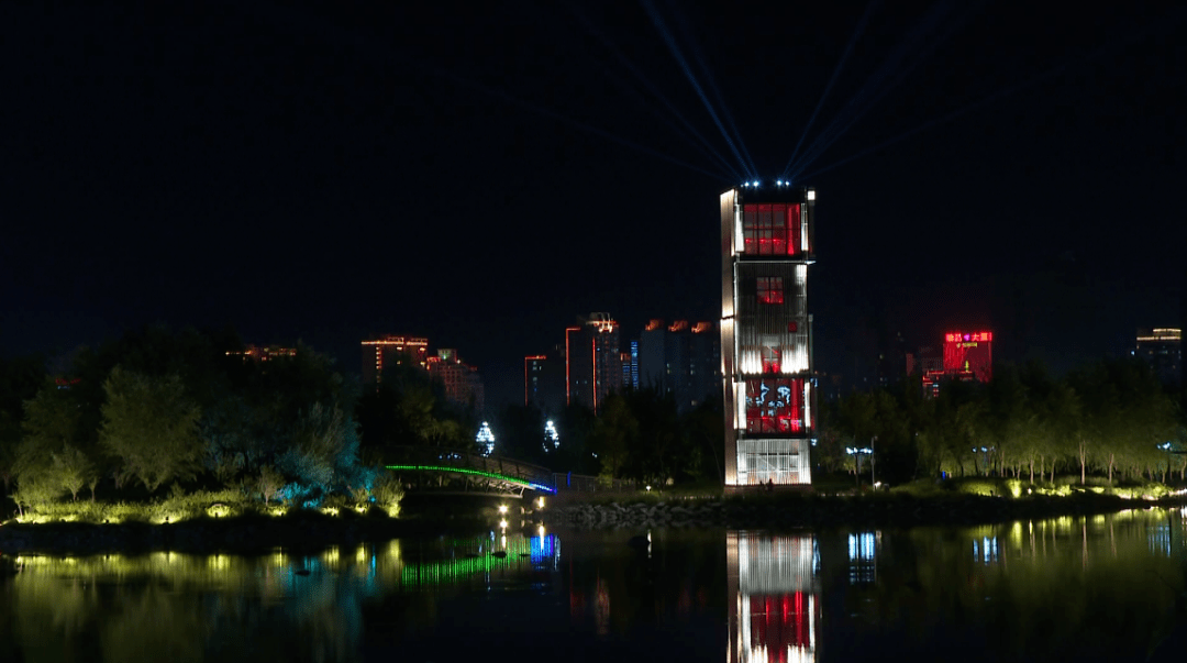 奎屯市夜景图片