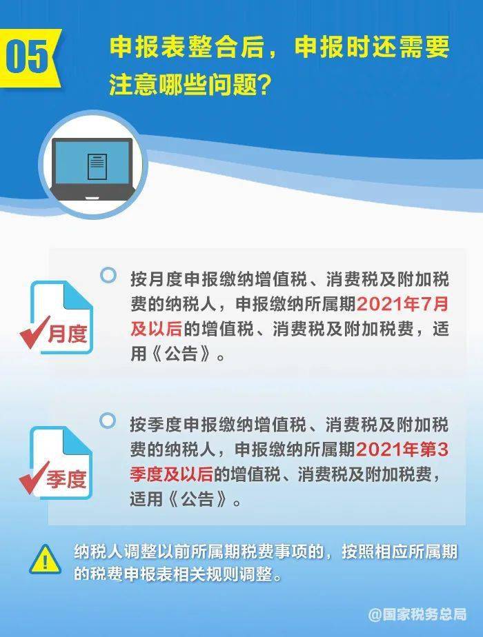 申报表|增值税、消费税与附加税费申报表整合，这5个问题必须要知道