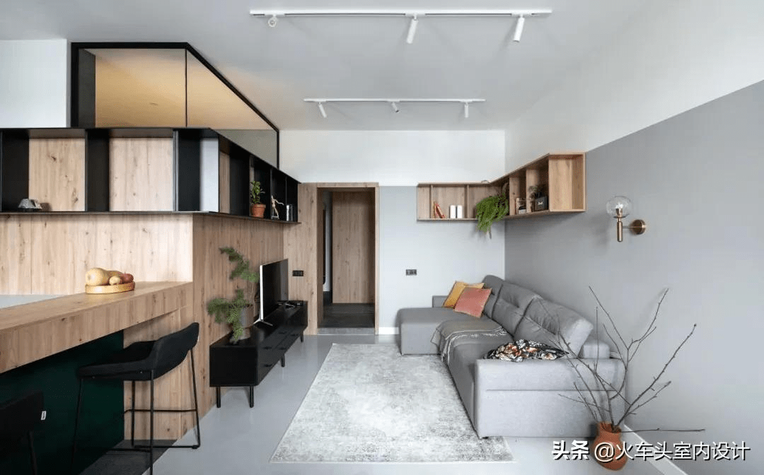 质朴原木住宅，宁静温润有格调_客厅