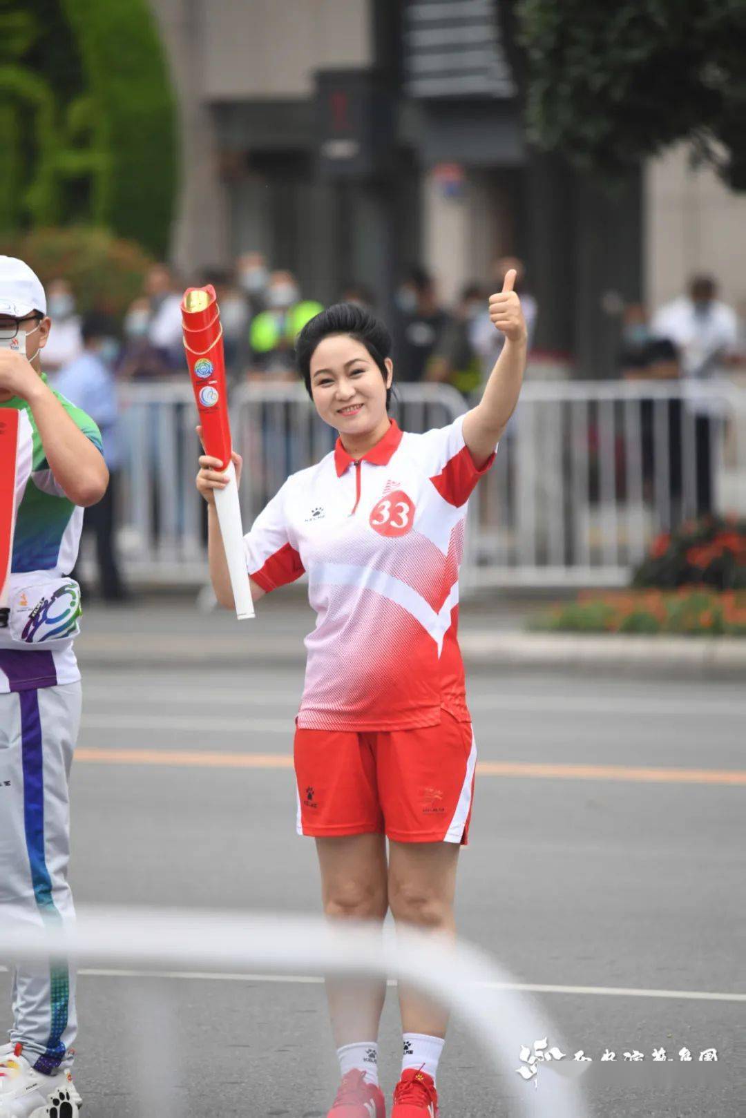 我眼中的十四运丨西安演艺集团火炬传递手杨升娟