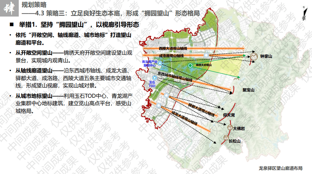 龙泉驿十四五中优区域六大规划策略初稿