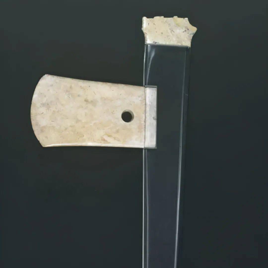 图/新石器时代·权杖上海博物馆藏权杖上端饰长7.7厘米,宽3.