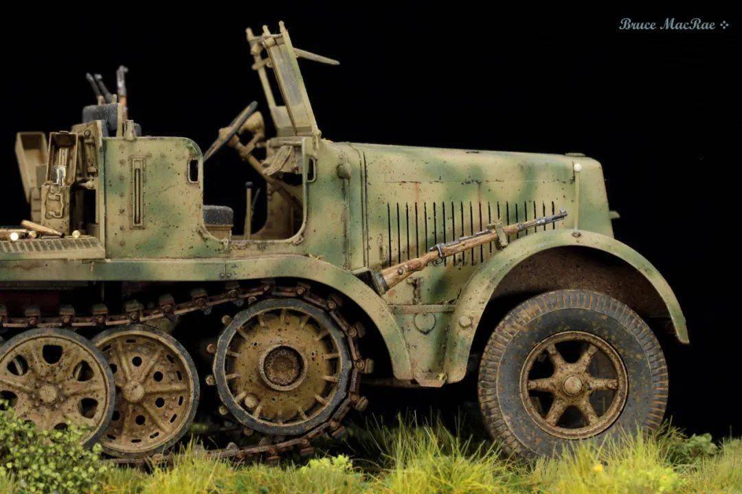 变态细节花费300多小时直做德军半履带高炮车