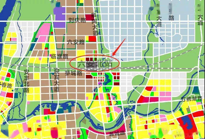 六安市最新道路规划图图片