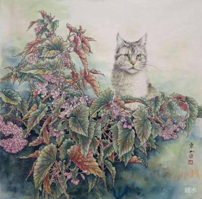 欣赏陈东山工笔画作品118图风格独特富有感染力