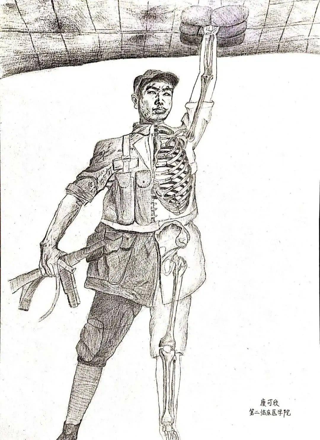 灵魂画手医学生的艺术灵感是真的强网友我这手