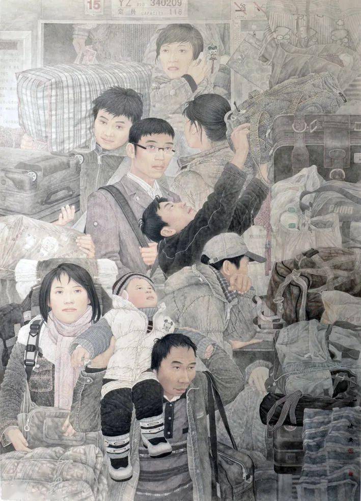 在路上铁岭工笔画家秦焕爽