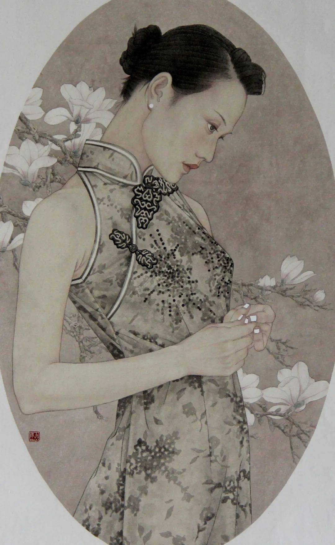 在路上铁岭工笔画家秦焕爽