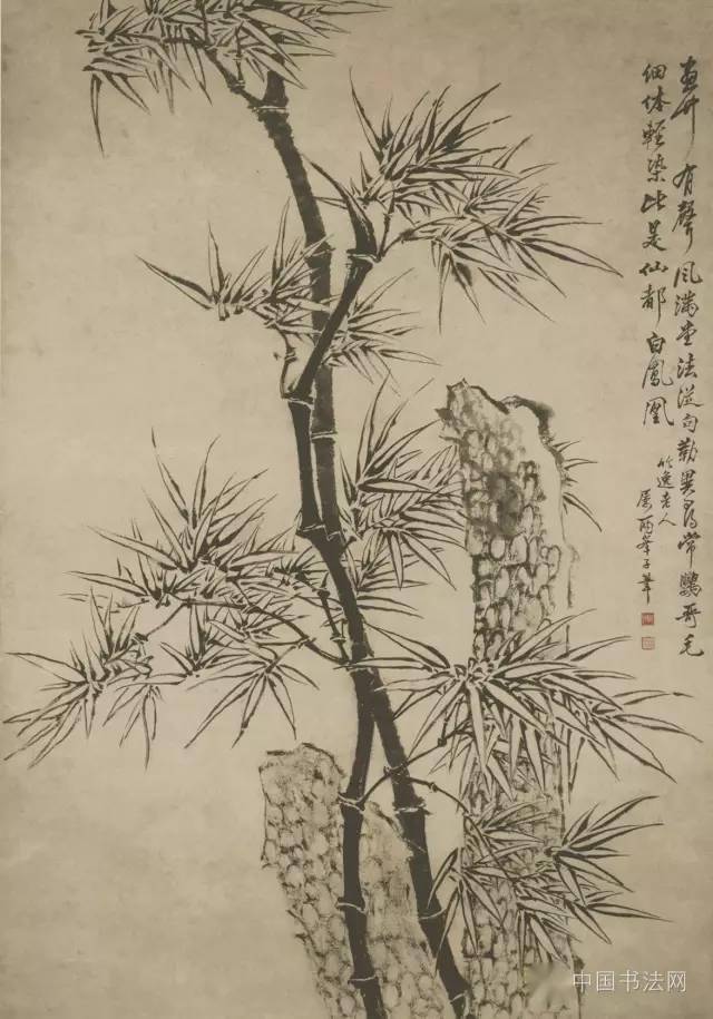 8釐米 天津博物館藏清 羅聘 梅竹雙清圖 3