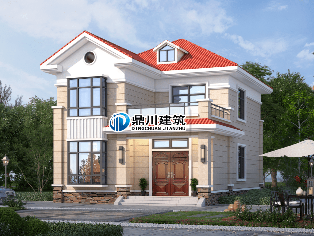 主体21万农村二层小别墅8412米小开间这么建舒适实用