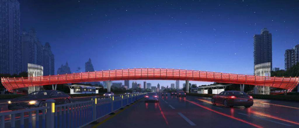 南昌南斯友好路拟建一座人行天桥 你喜欢哪个方案?