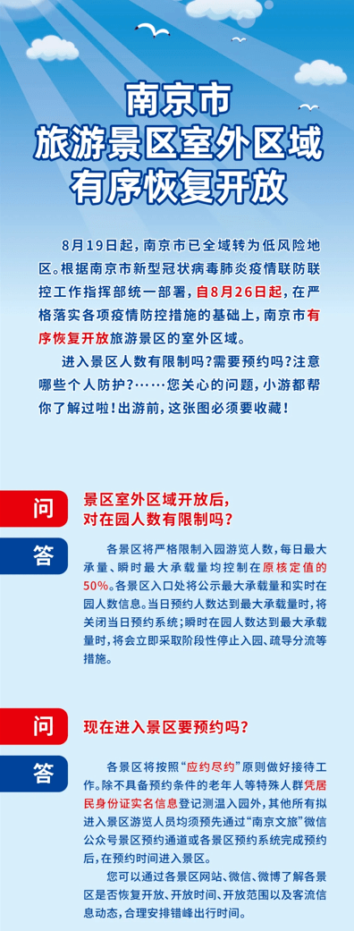 谢永利|南京旅游景区室外区域有序恢复开放