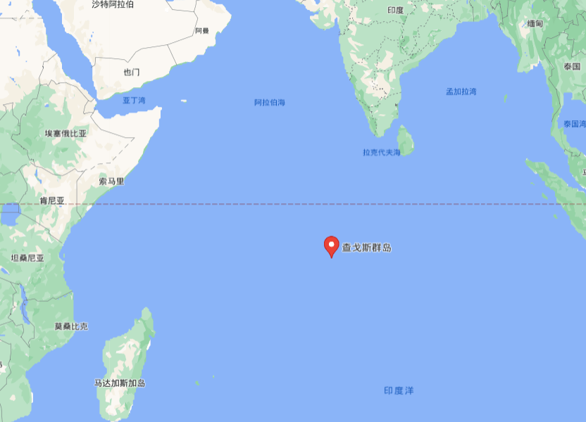 查戈斯群岛地图图片图片
