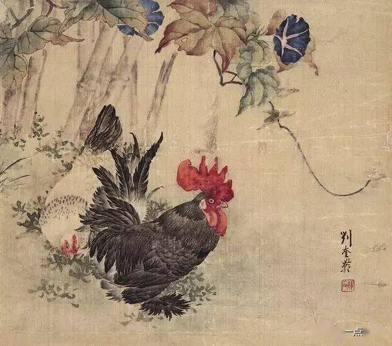 刘奎龄笔下的鸡，简直是活的_搜狐网