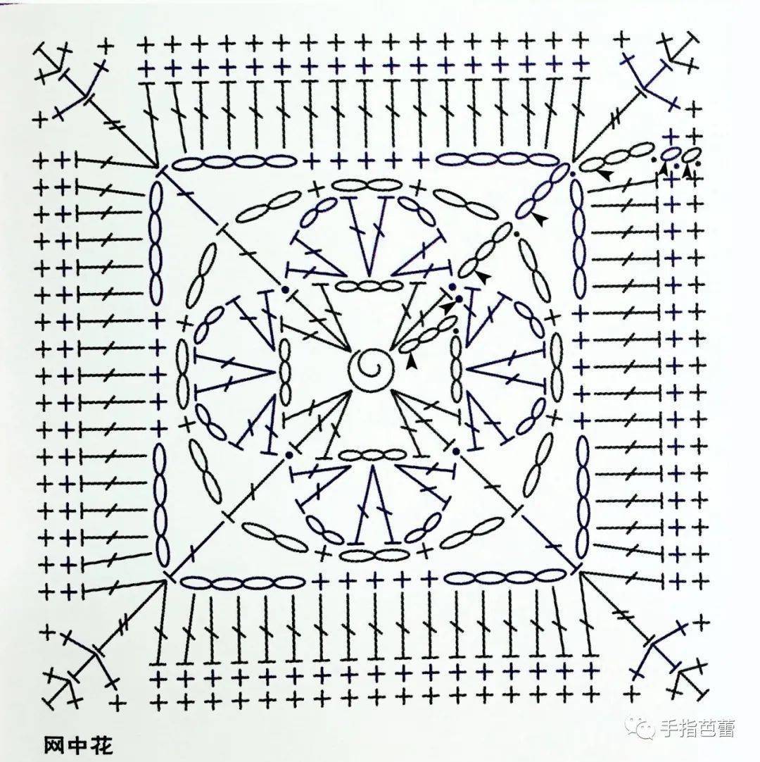 方块花样编织图解教程图片