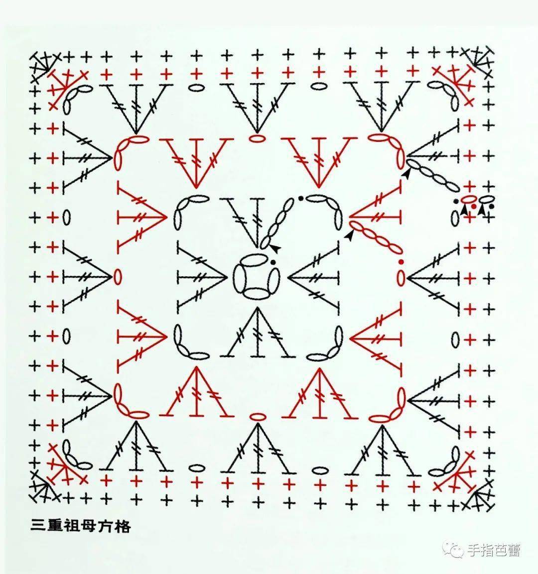 方块花样编织图解教程图片