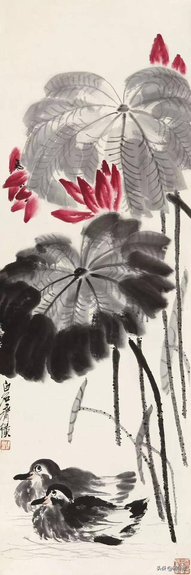 鸭类题材专辑/历代写意花鸟画范作选集（第142集）[113幅]