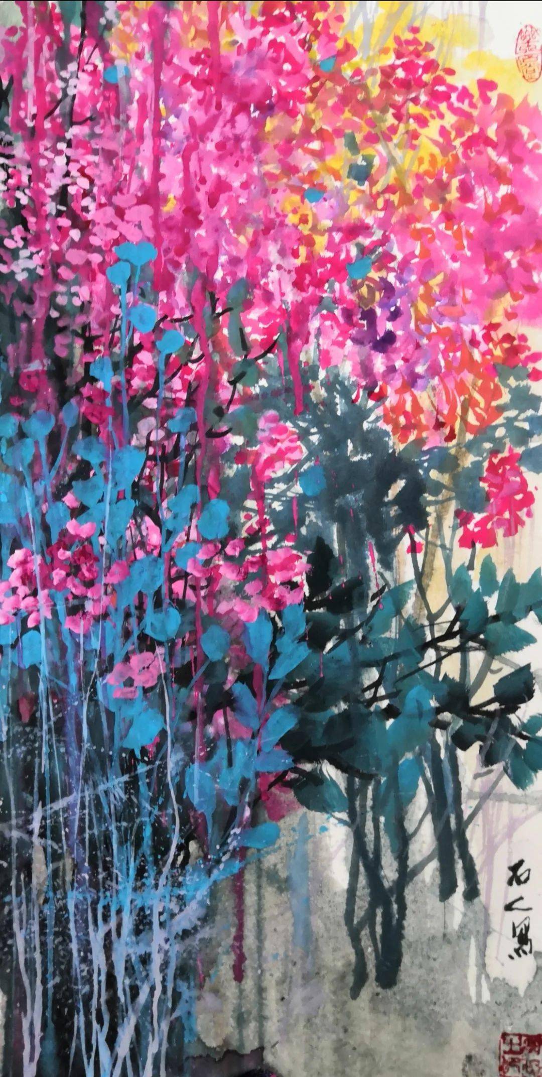 恣意妄为——石人国画作品