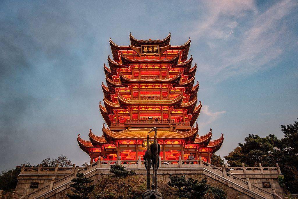 中国著名古建筑天下绝景黄鹤楼