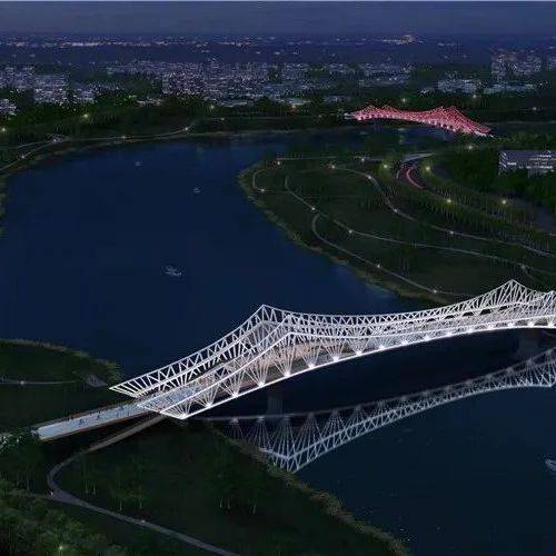 双桥“并驾”,衢州智慧岛将新建两座景观桥~_常山