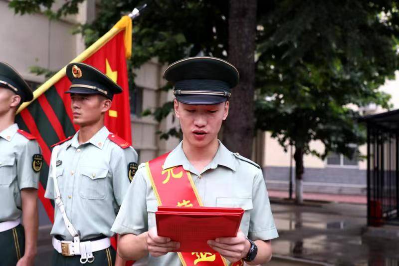 難說再見武警北京總隊執勤第十支隊舉行2021年度秋季士兵退役儀式