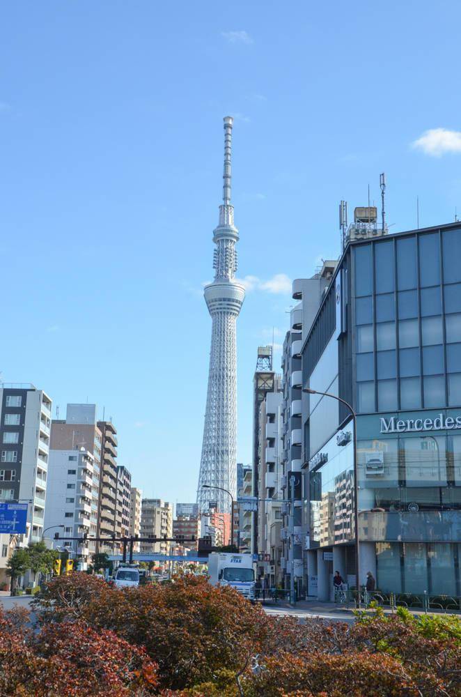 作为目前世界第二高的建筑,不用多说,已成为东京标志,在市区内,几乎走