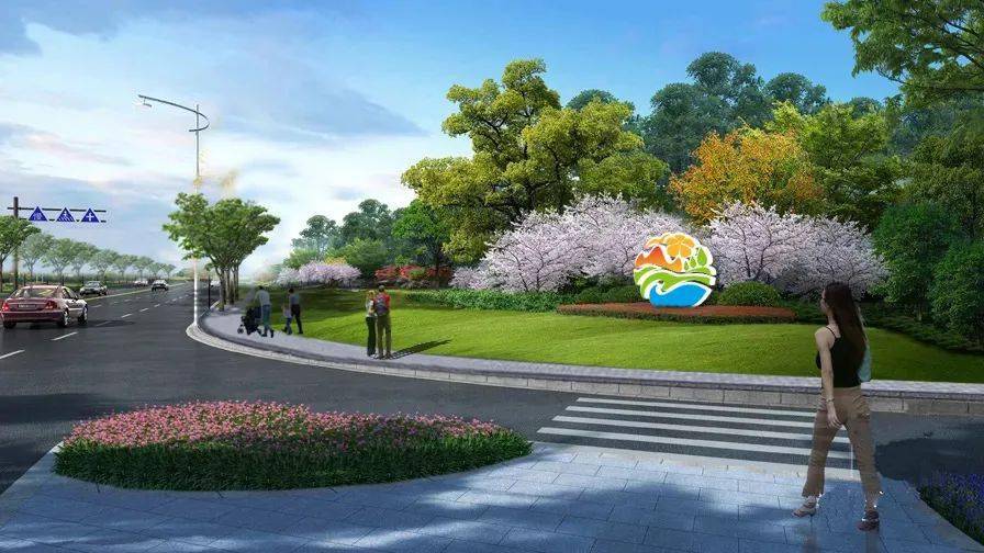 丽华新村节点改造效果图/图源:锦绣天宁道路修整不仅能优化居民生活