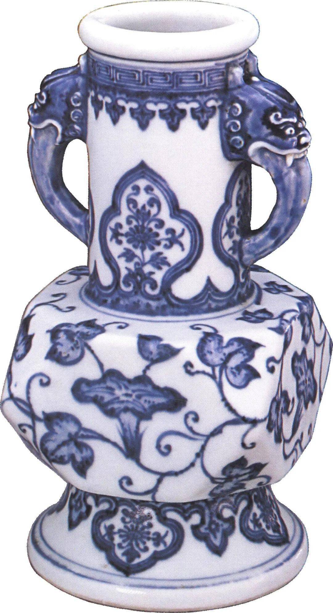 清代官窑瓷器上的牵牛花纹