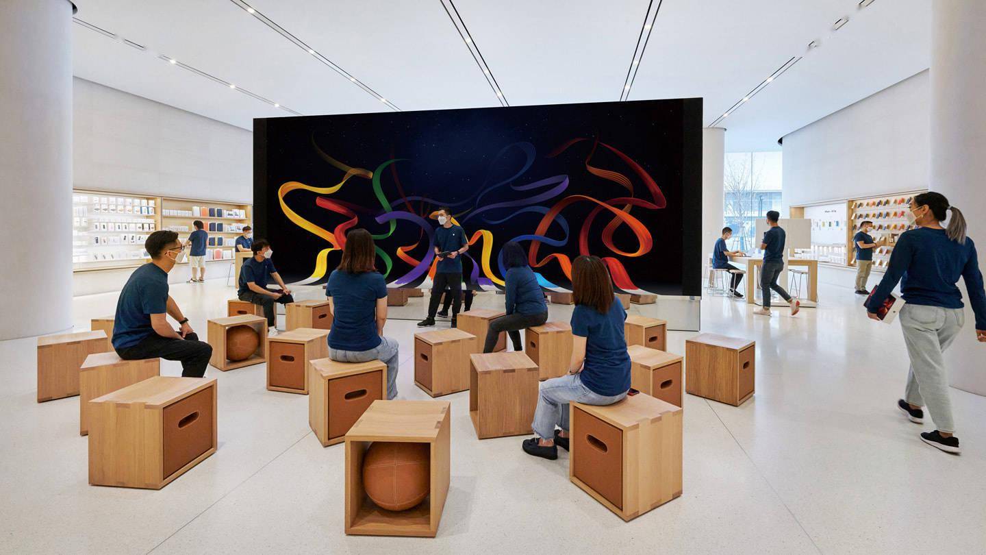 苹果官方展示预览长沙首家 apple store 零售店