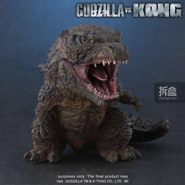 产品|X-PLUS DF GODZILLA 2021 哥斯拉 Q版人偶手办摆件