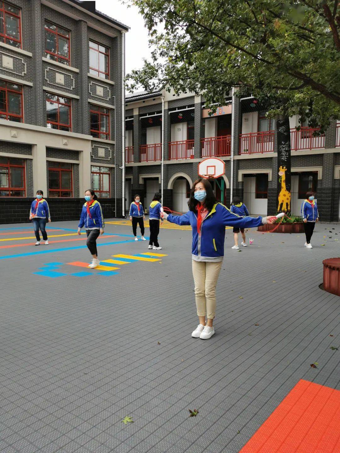 安阳市第一实验小学疫情防控演练