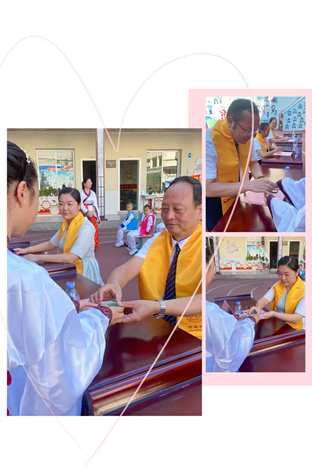 桂林市象山区文萃小学举行了隆重的新生"开笔礼"_礼仪