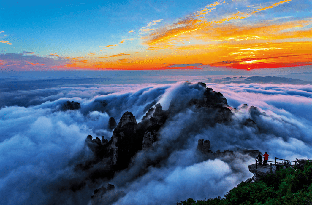 白石山雲海