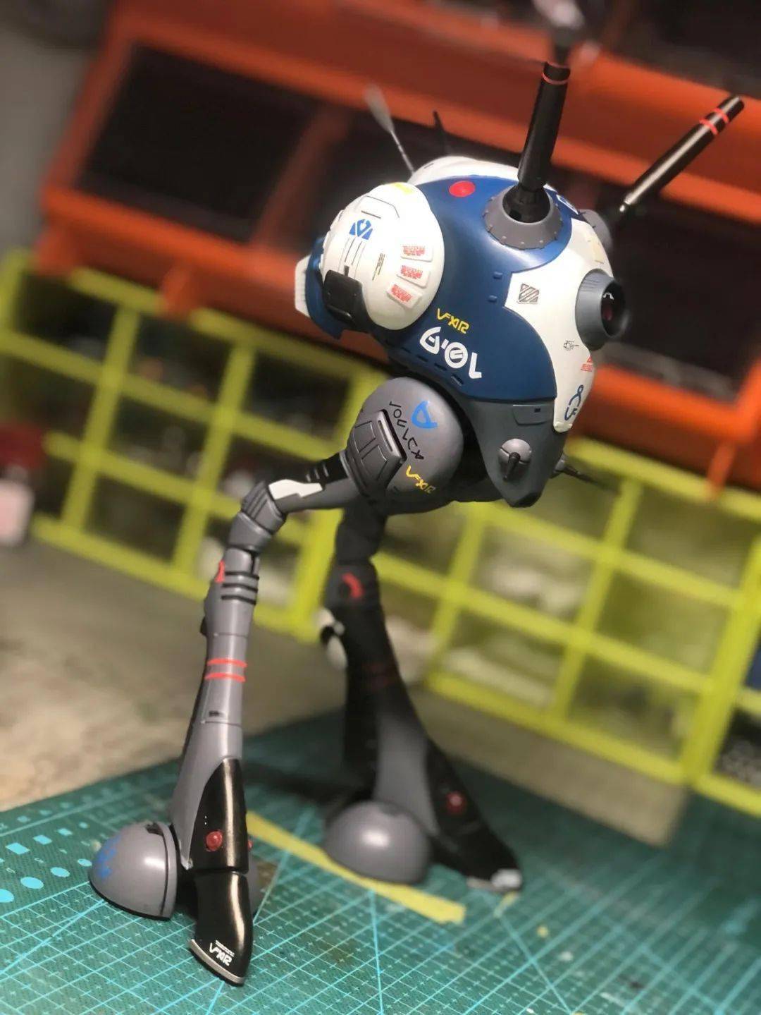 天顶星人战斗囊涂装老模制作