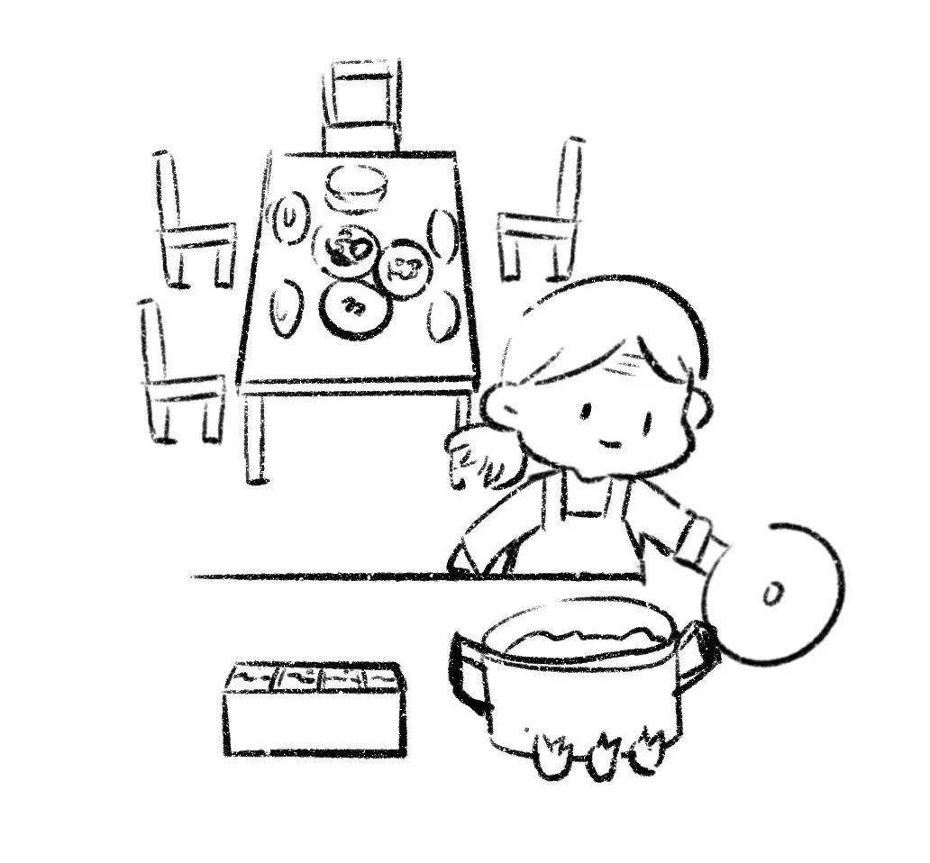 下午,接小朋友放学,准备晚餐,等子女下班回家共进晚餐,看看新闻和当下