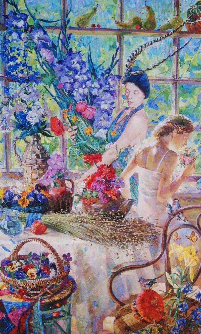 俄罗斯女画家娜塔莉娅图尔油画作品欣赏