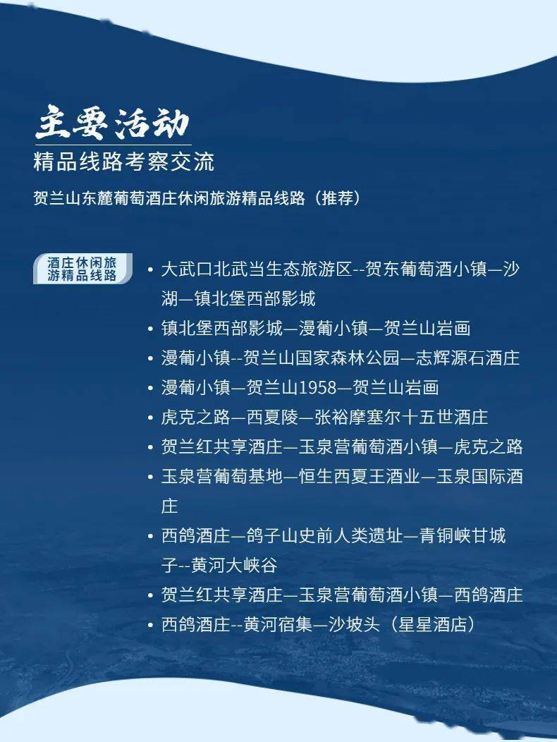 活动|打造葡萄酒之都丨2021中国（宁夏）葡萄酒文化旅游节精彩亮点抢先看~