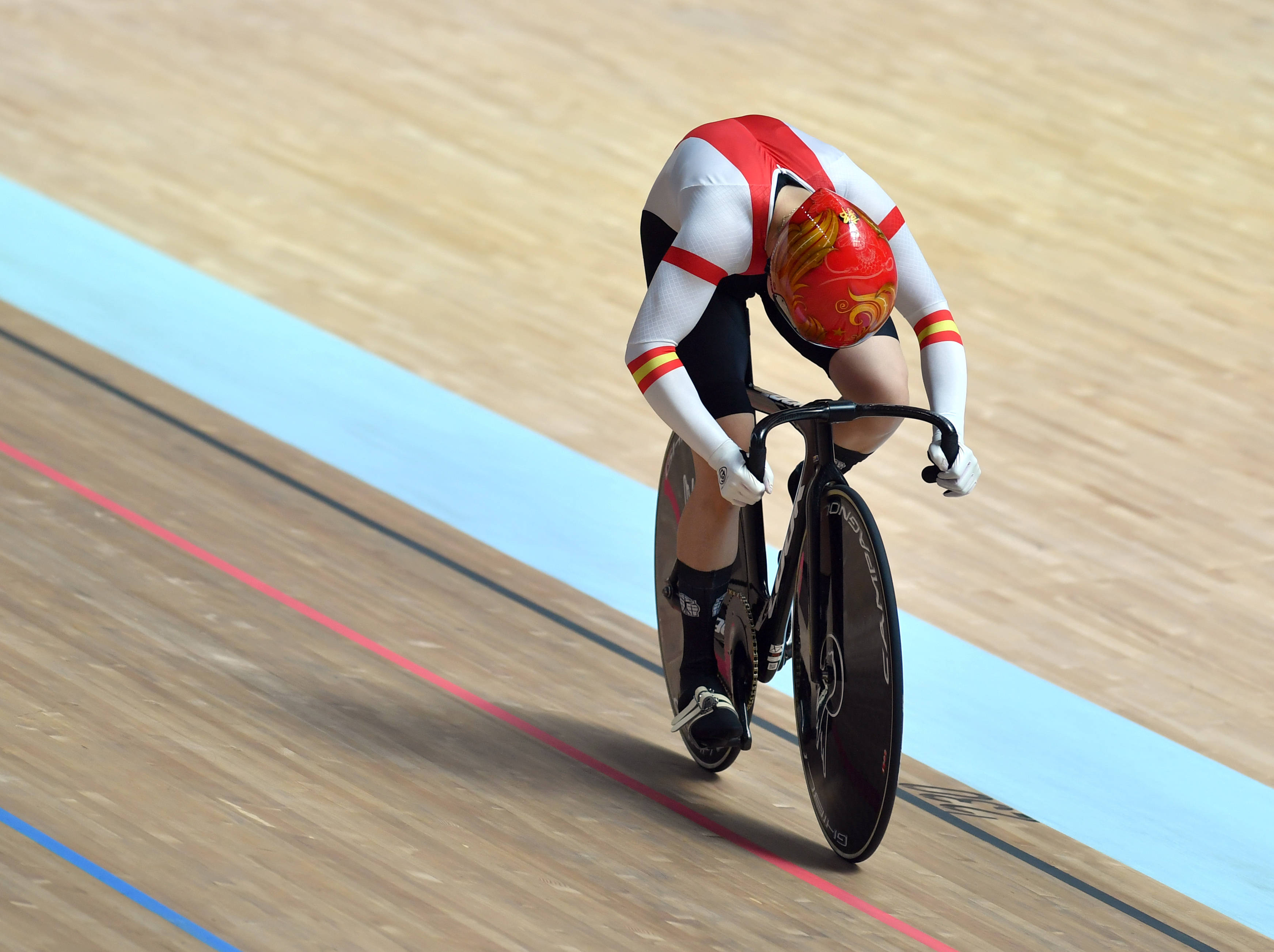 场地自行车女子250米计时赛决赛赛况