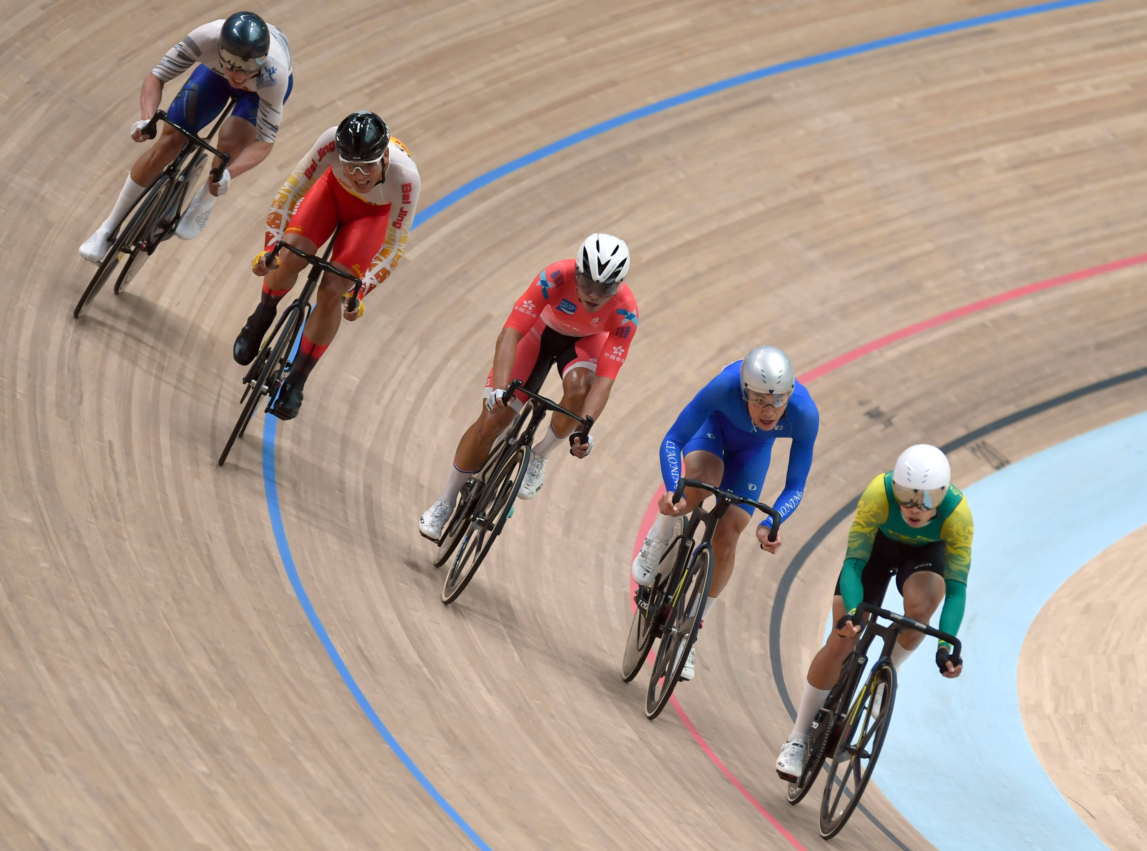 场地自行车——男子全能赛赛况