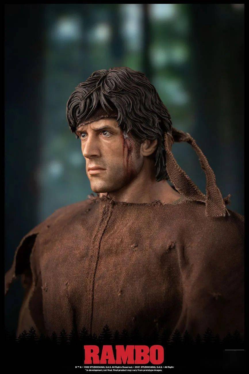 threezero:1/6  第一滴血> 约翰·兰博 可动人偶 官图