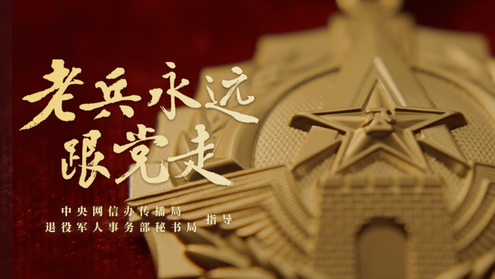弘扬伟大建党精神老兵启航奋进新征程退役军人事务部老兵永远跟党走