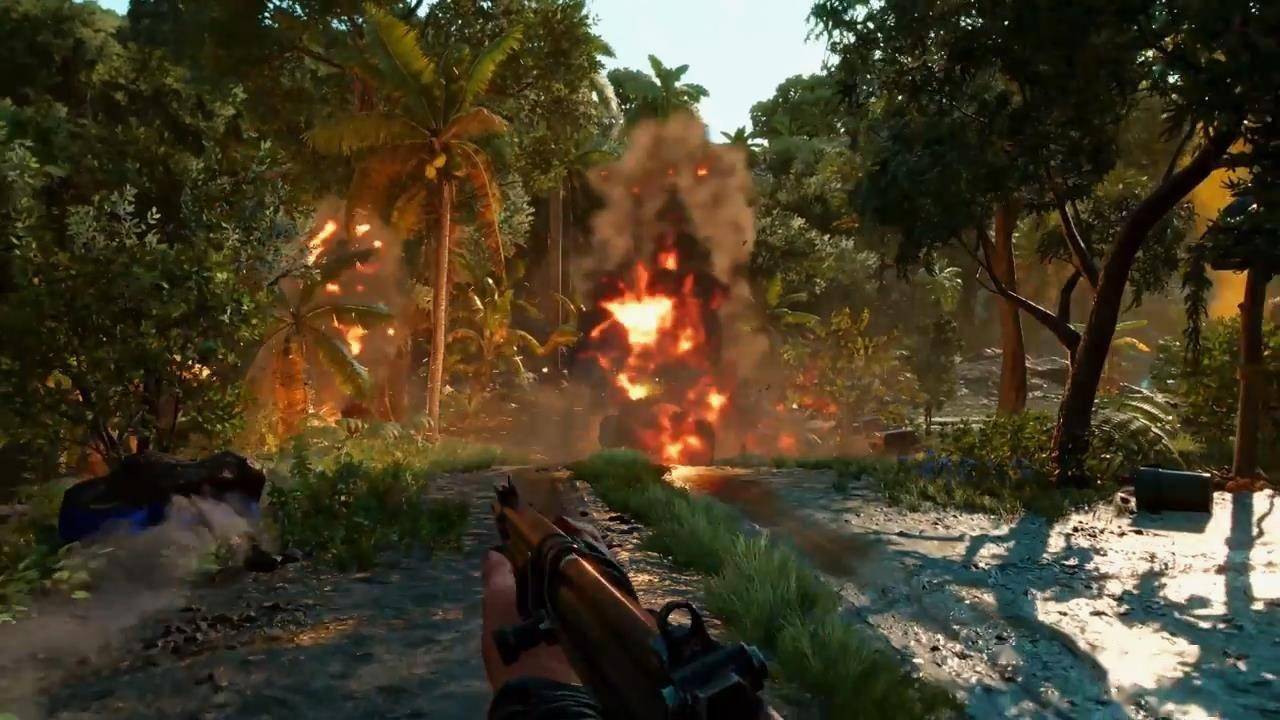 《孤岛惊魂6》amd特性演示视频 画面超赞很真实_游戏