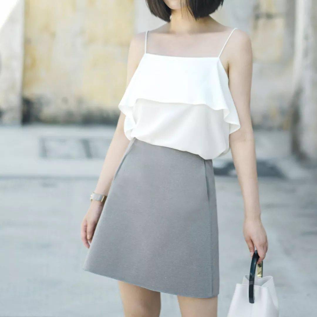 夏天|吊带×半身裙，性感有女人味