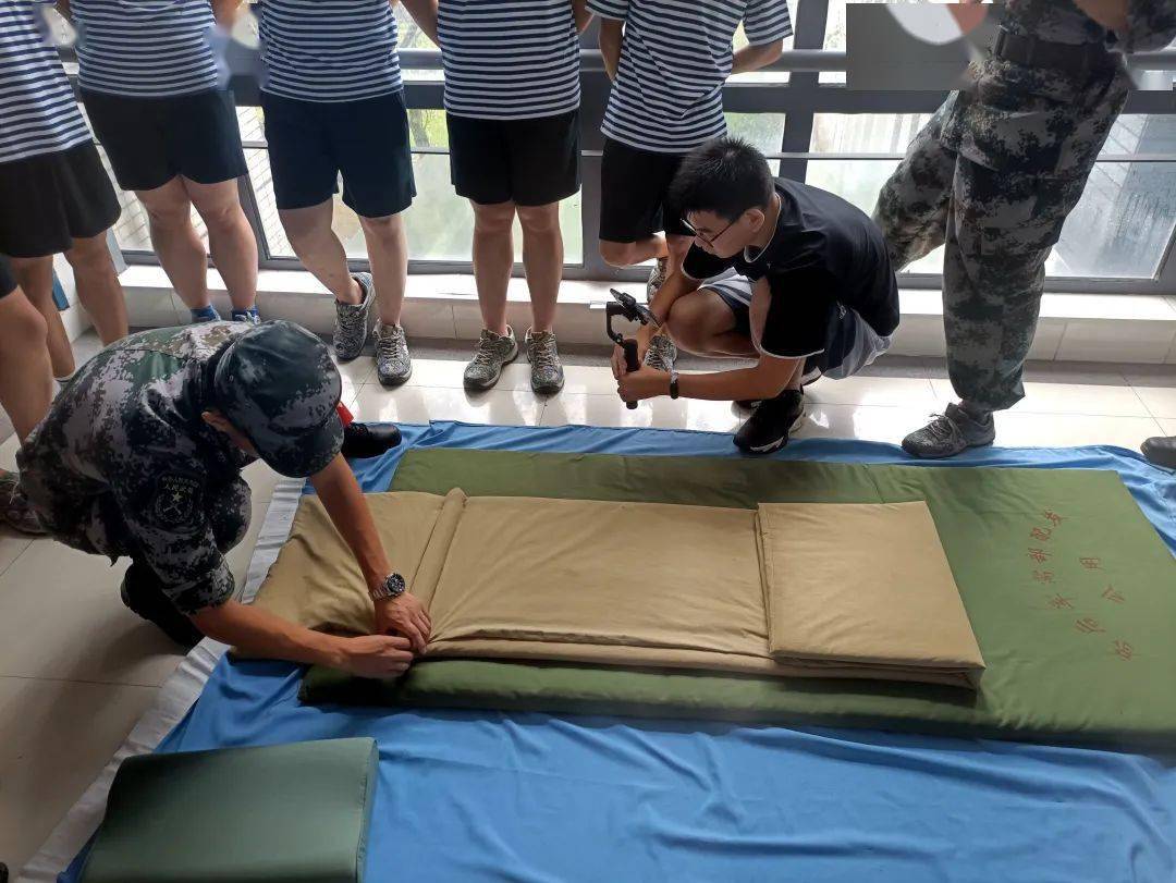 軍訓第二天內務整理軍隊化乾淨舒適靠大家