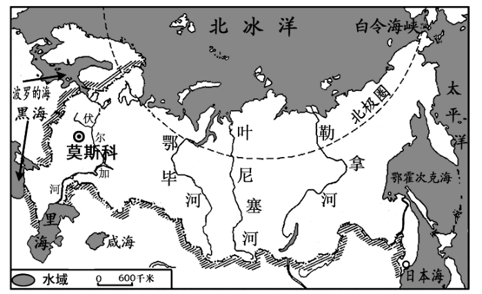 俄罗斯的河流分布图图片