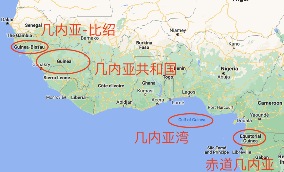 几内亚湾纬度位置图片