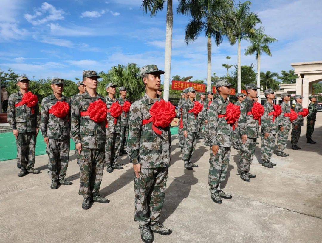 白沙举行2021年秋季新兵入伍仪式欢送26名入伍新兵_征兵