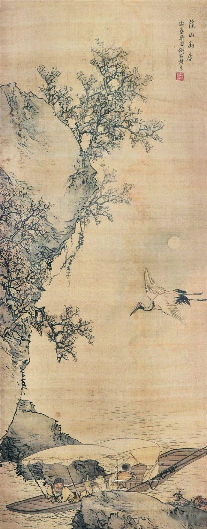名品视界晚清画家胡铁梅的山水画欣赏一