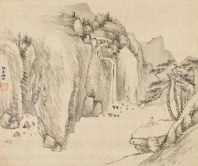 淡墨山水24帧,意境悠远