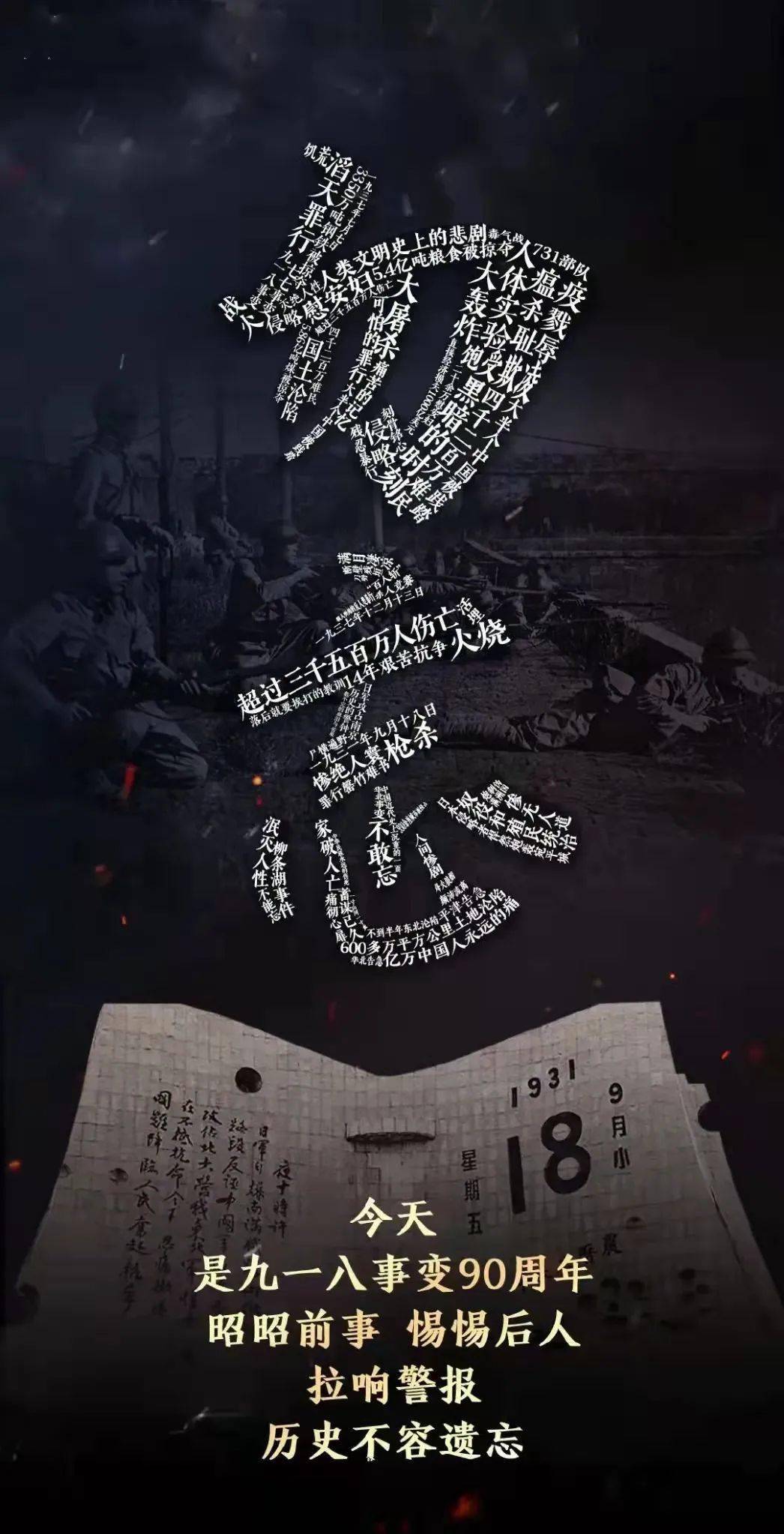 牢记历史 勿忘国耻 中国